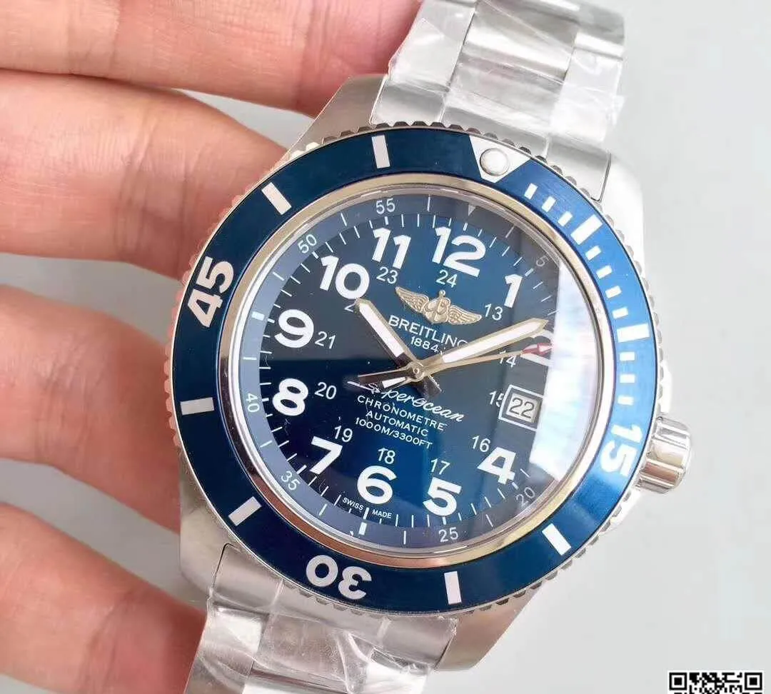 Breitling Superocean II A17392D7.BD68 GF Factory 1:1 Best Edition Replica Watch Swiss ETA2824 Blue Dial